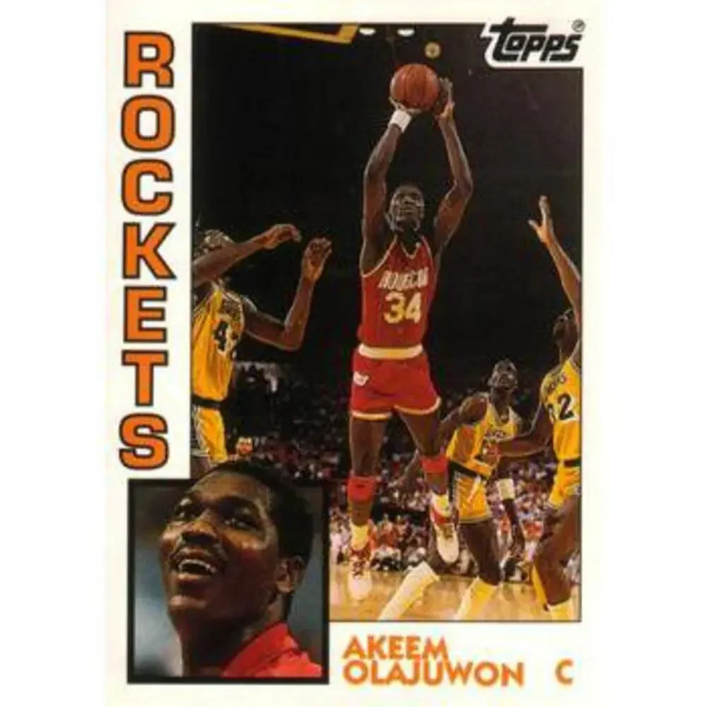 1992-93 Topps Archives Akeem Olajuwon #54 Houston Rockets